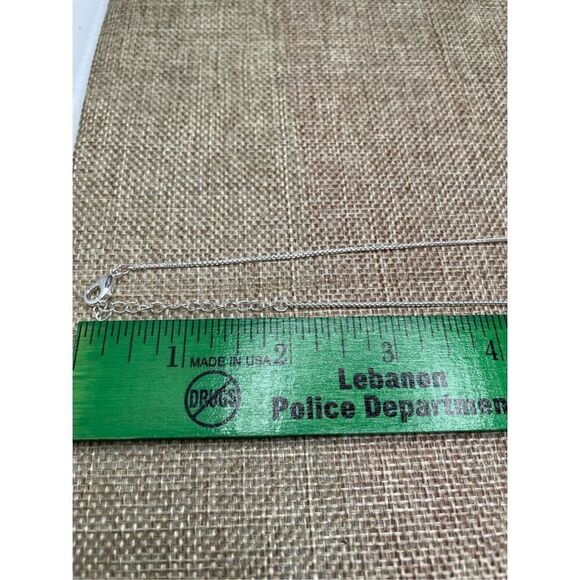 Bi&Yamigeo Teardrop Necklace Silver Box chain length is 23” NEW Gold Layered Gif - Picture 6 of 9